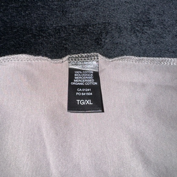 Par Simon’s LOFT Mock Neck grey T-shirt - Picture 3 of 3